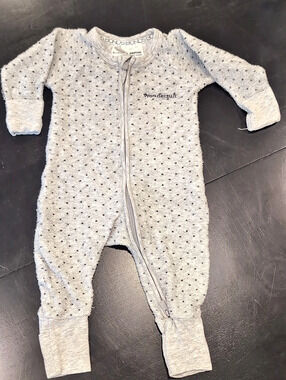 Bonds Wondersuit Baby 0-3M Polka Dot Footie